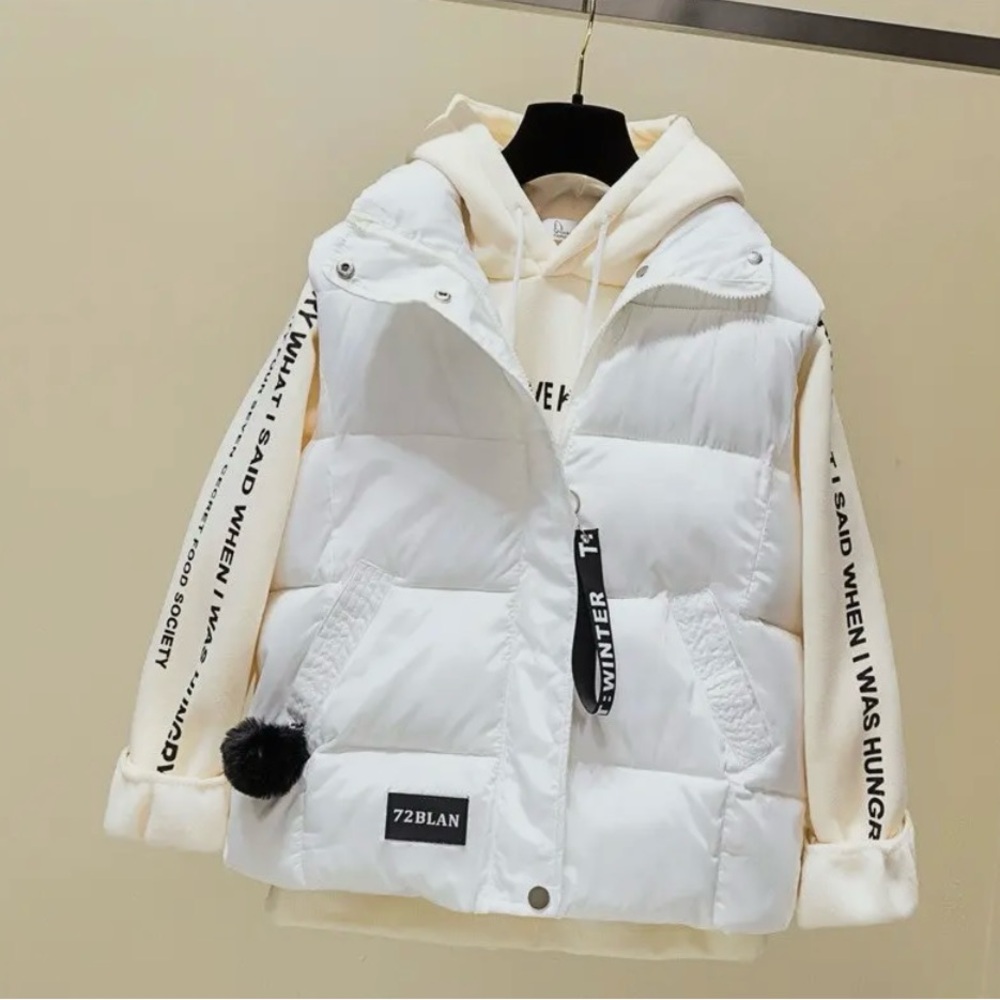 White Puffer Jacket - Picture 3 of 3